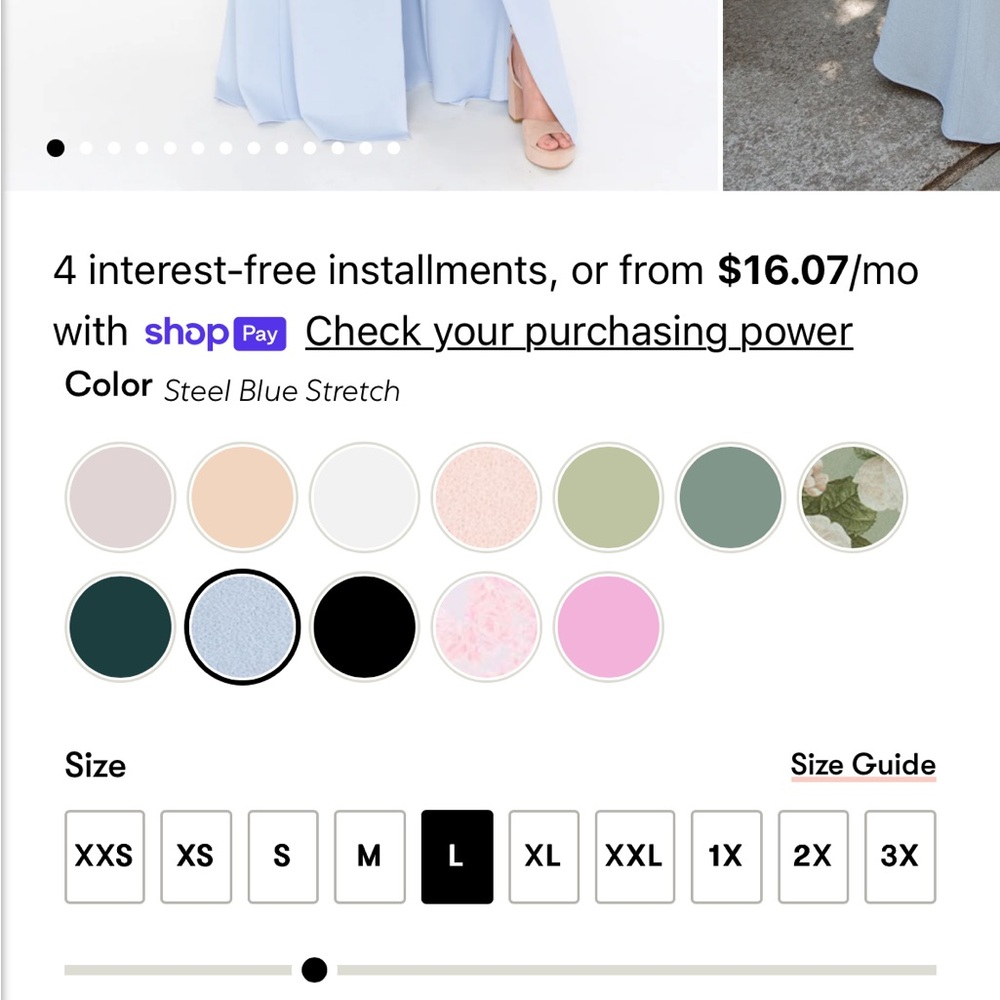 Show Me Your MuMu Blue Sleeveless Sheath Maxi Dress - Picture 2 of 4